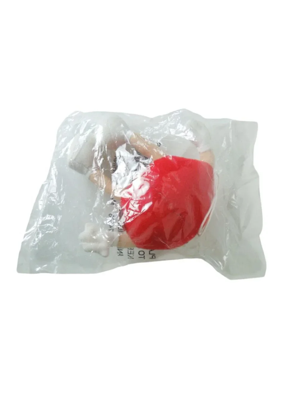 Vintage 1997 M&M’s Red Plush Ornament Sealed Mars Candy Character 5" - Picture 7 of 10